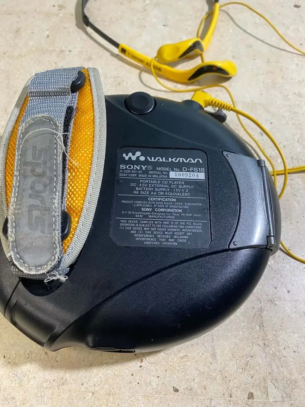 Sony sports walkman